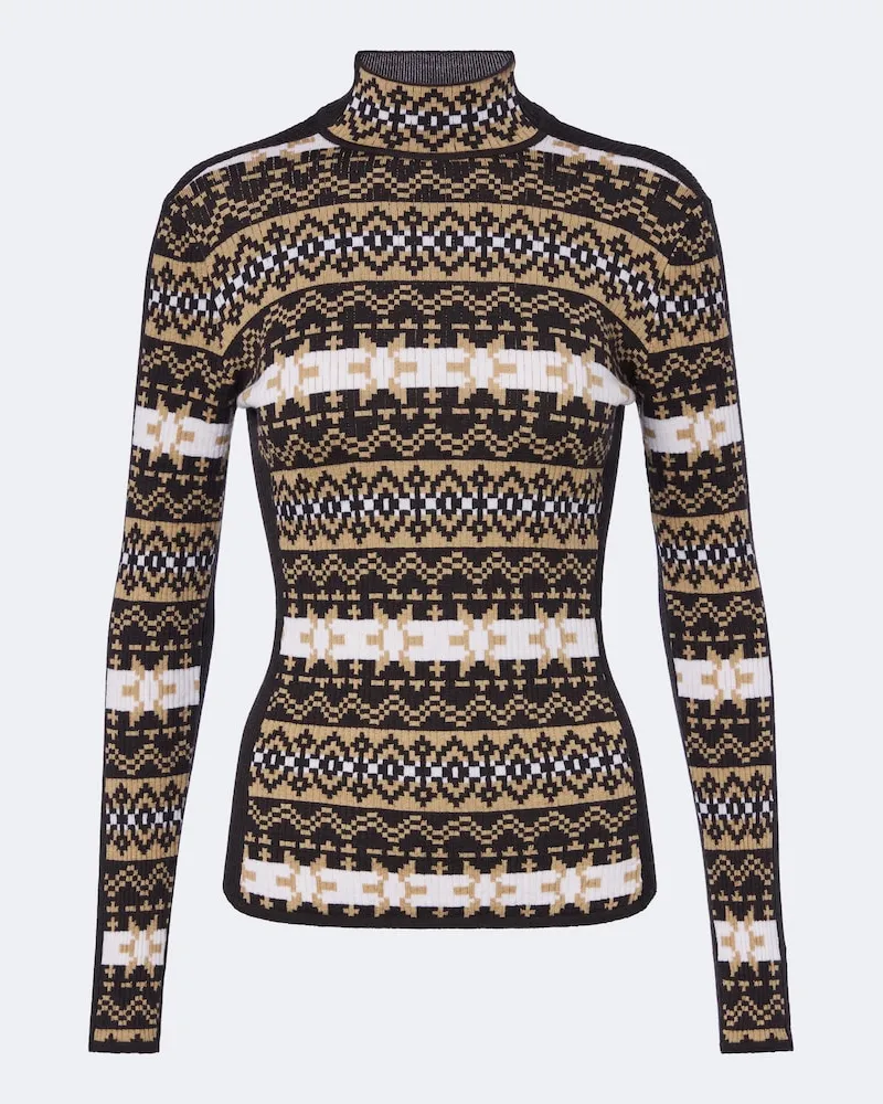 Jean Paul Gaultier Pullover aus Wolle Braun