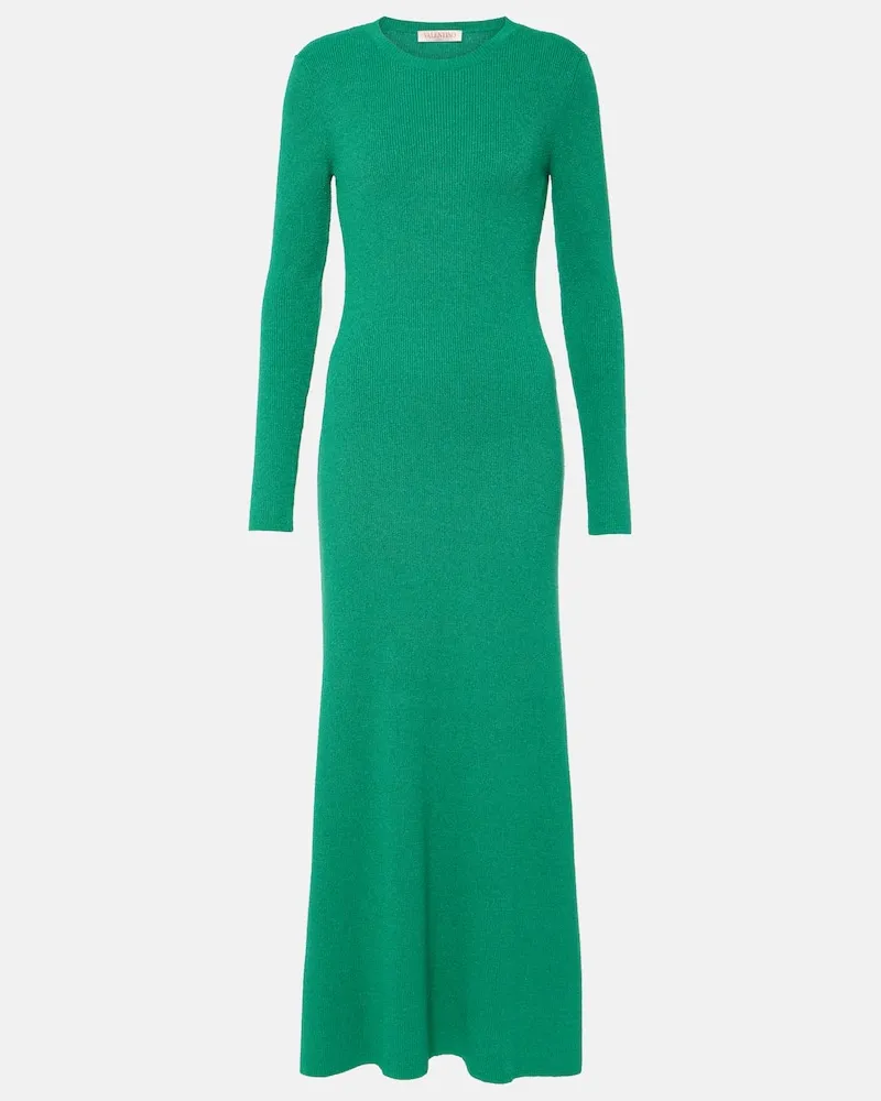 Valentino Garavani Maxikleid aus Seide Grã¼n