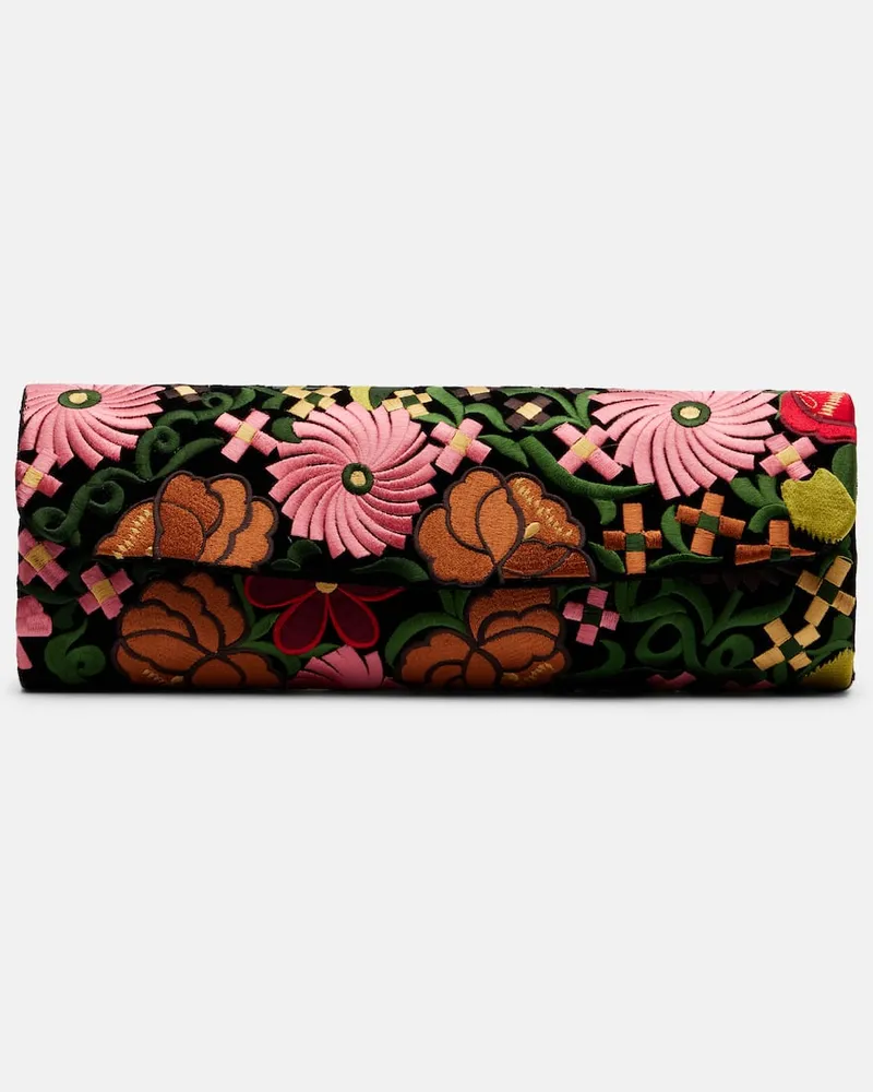 La DoubleJ Bestickte Clutch Small Multicolor