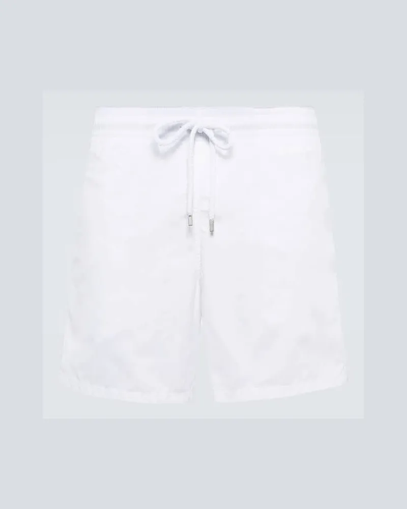 Vilebrequin Badeshorts Weiß