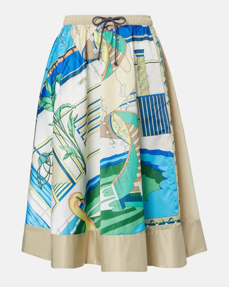 Tory Burch Bedruckter Midirock Multicolor