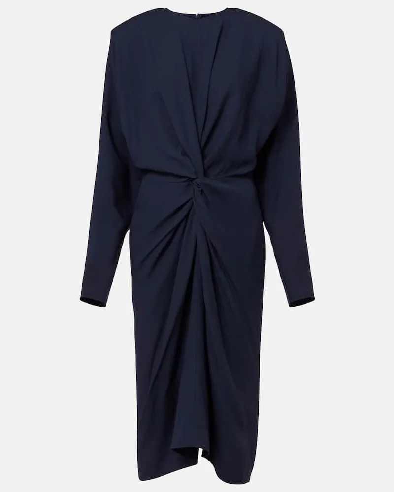 Stella McCartney Midikleid aus Satin Blau