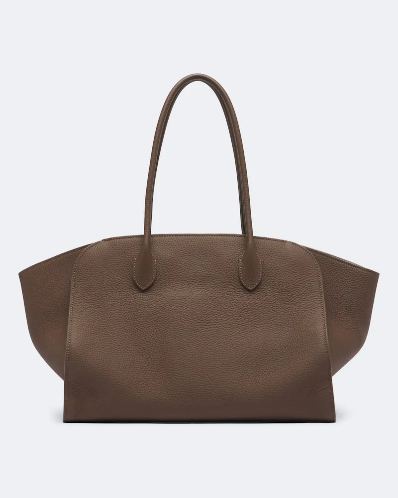The Row Tote Bag Marlo 14 aus Leder Braun