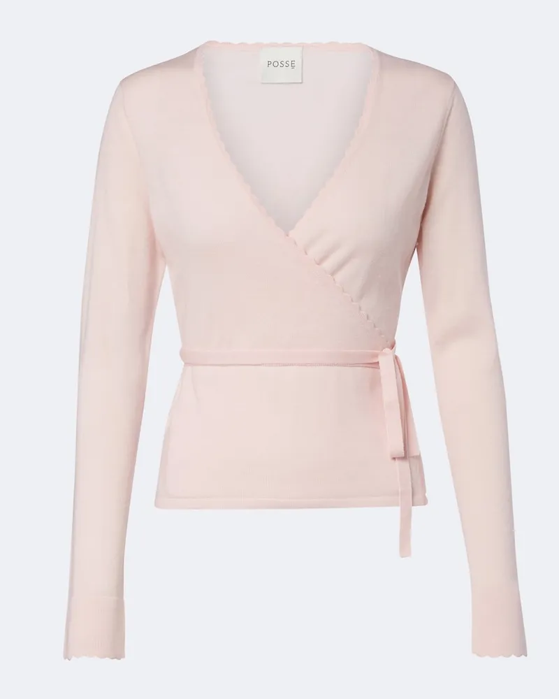 Posse Wickeltop Maisie aus Wolle Rosa