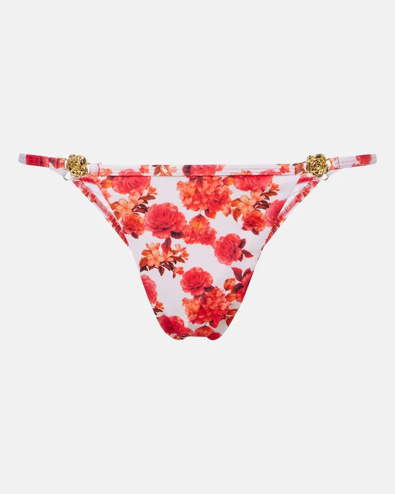 BANANHOT Bedrucktes Bikini-Höschen Emi Rot