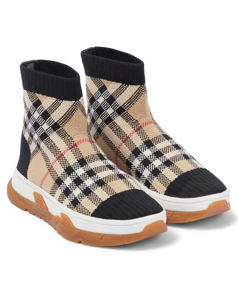 Burberry Sock Sneakers Vintage Check Multicolor