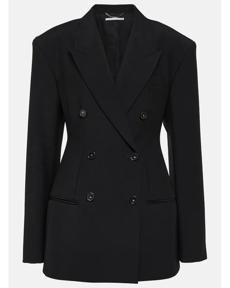 Stella McCartney Blazer aus Wolle Schwarz