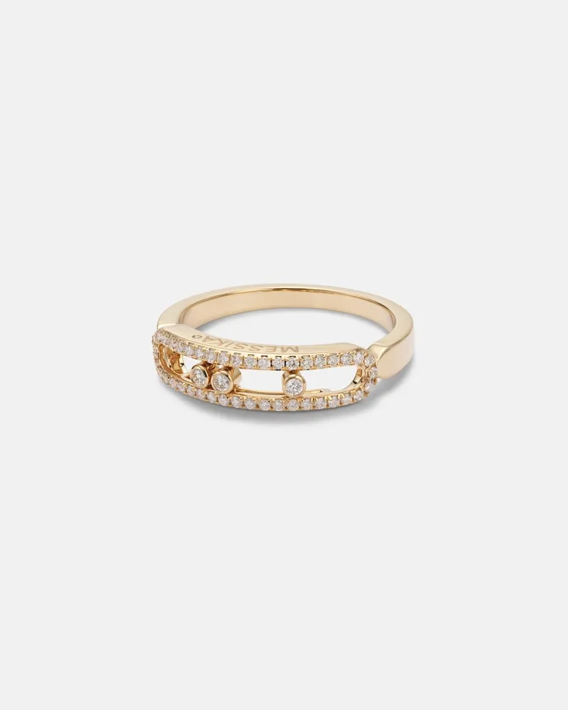 Messika Ring Baby Move aus 18kt Gelbgold mit Diamanten Gold