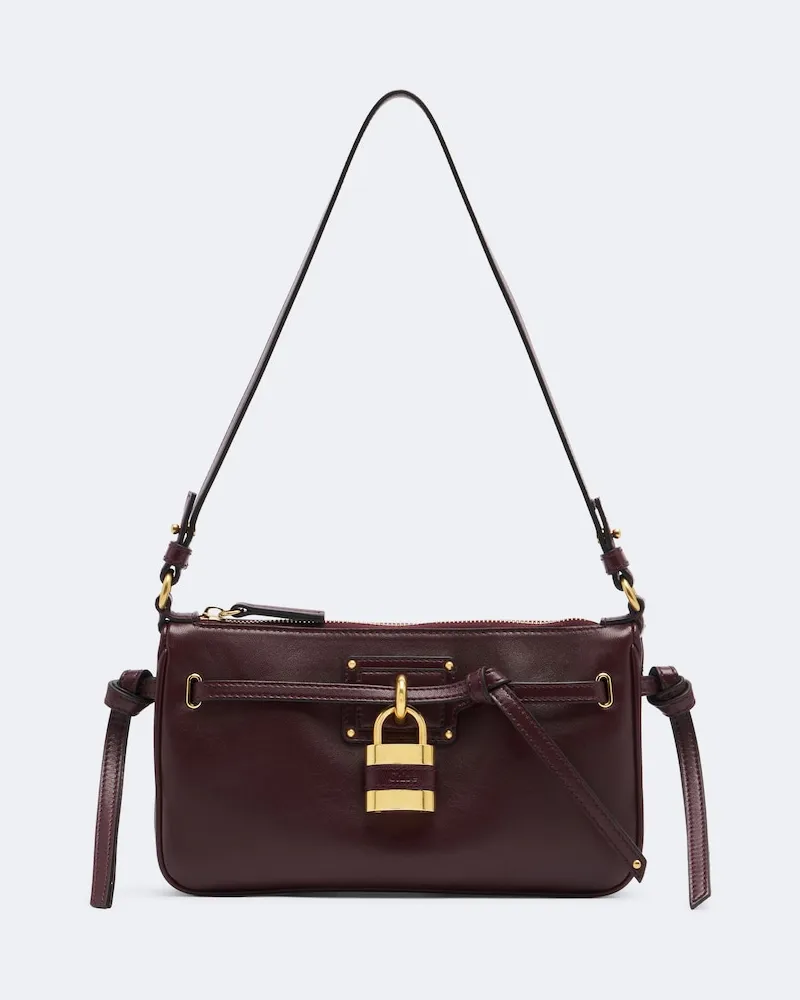 Chloé Chloé Schultertasche Paddington Sling Mini Burgunderrot