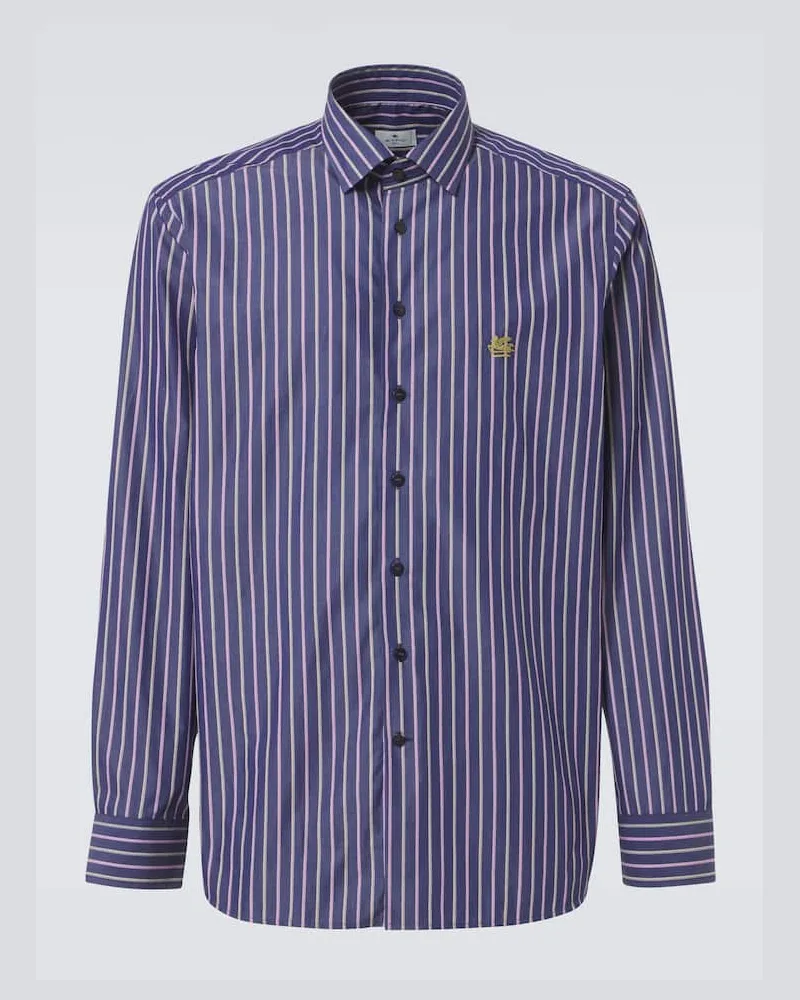 Etro Hemd aus Baumwolle Blau