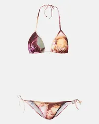 Vivienne Westwood Bedruckter Bikini The Kiss Multicolor