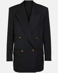 Bottega Veneta Blazer aus Wolle Schwarz