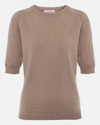 Max Mara Pullover aus Wolle und Kaschmir Grau