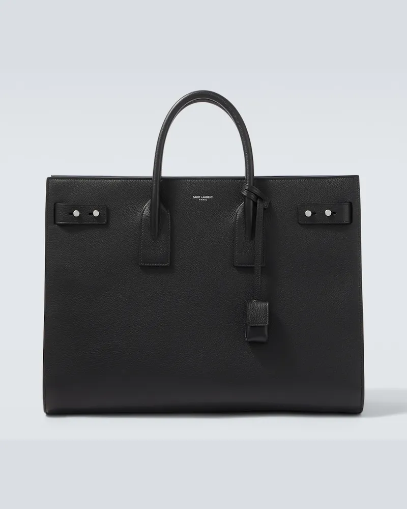 Saint Laurent Henkeltasche Sac De Jour Large aus Leder Schwarz