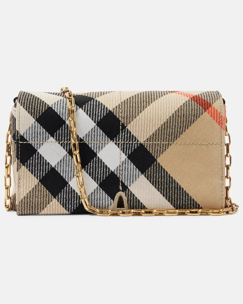 Burberry Schultertasche Snip Burberry Check Mini Beige