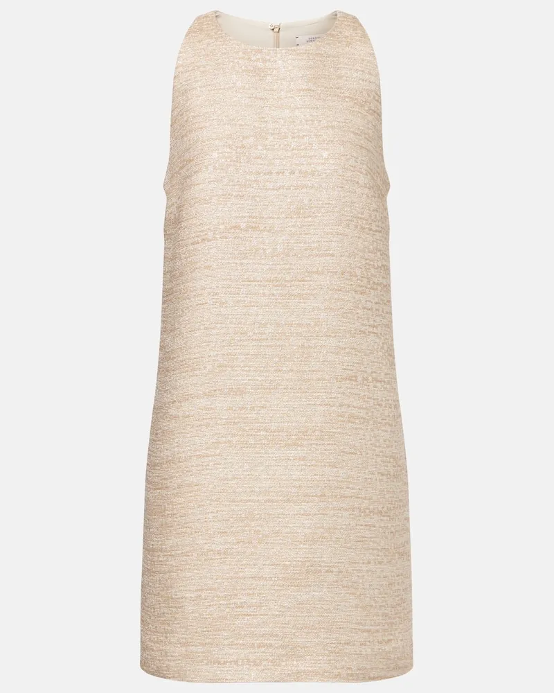 Dorothee Schumacher Minikleid Shiny Coolness aus Tweed Beige