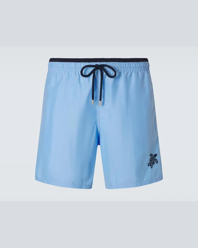 Vilebrequin Badeshorts Moka Blau
