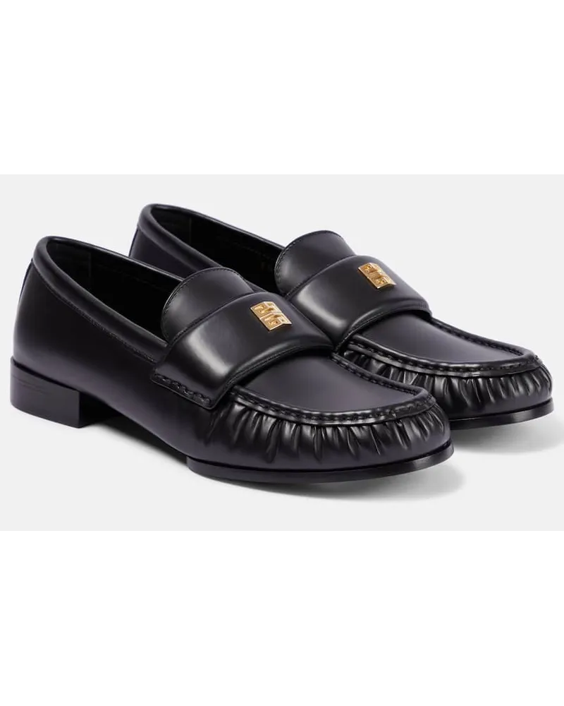 Givenchy Loafers 4G aus Leder Schwarz