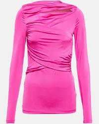 Victoria Beckham Top aus Jersey Pink