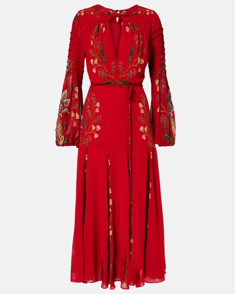 FARM Rio Bedrucktes Maxikleid Rot
