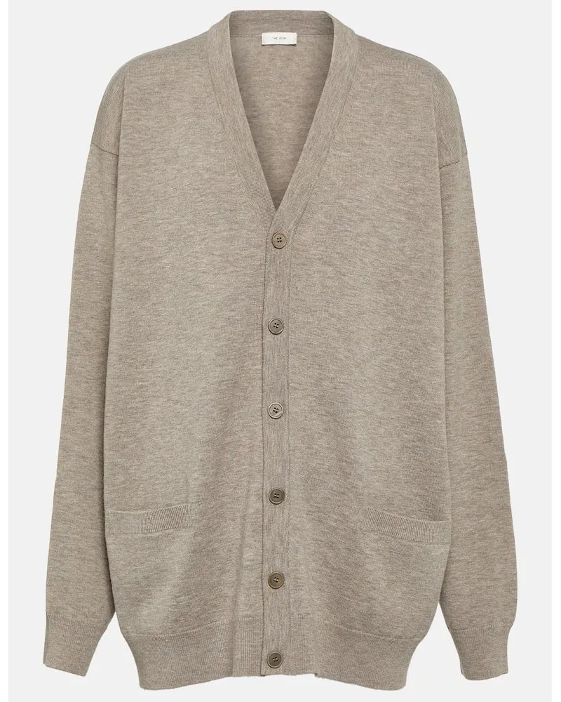 The Row Cardigan aus einem Wollgemisch Grau