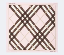 Tuch Burberry Check aus Seidenpopeline