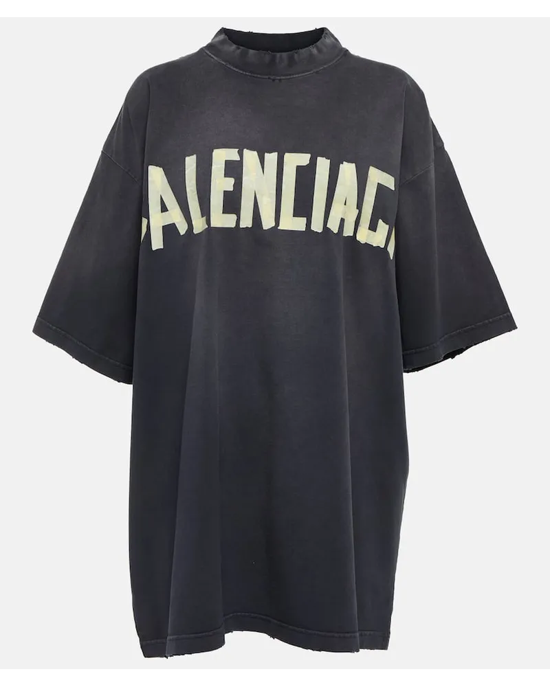 Balenciaga T-Shirt aus Baumwolle Schwarz