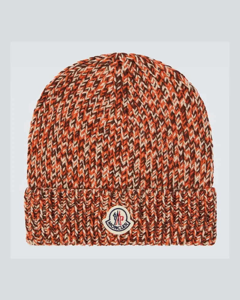 Moncler Mütze aus Schurwolle Multicolor
