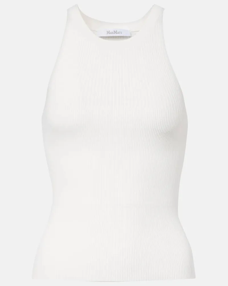Max Mara Top Tenda Weiß
