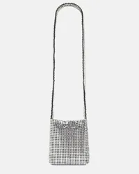 Paco Rabanne Schultertasche Silber