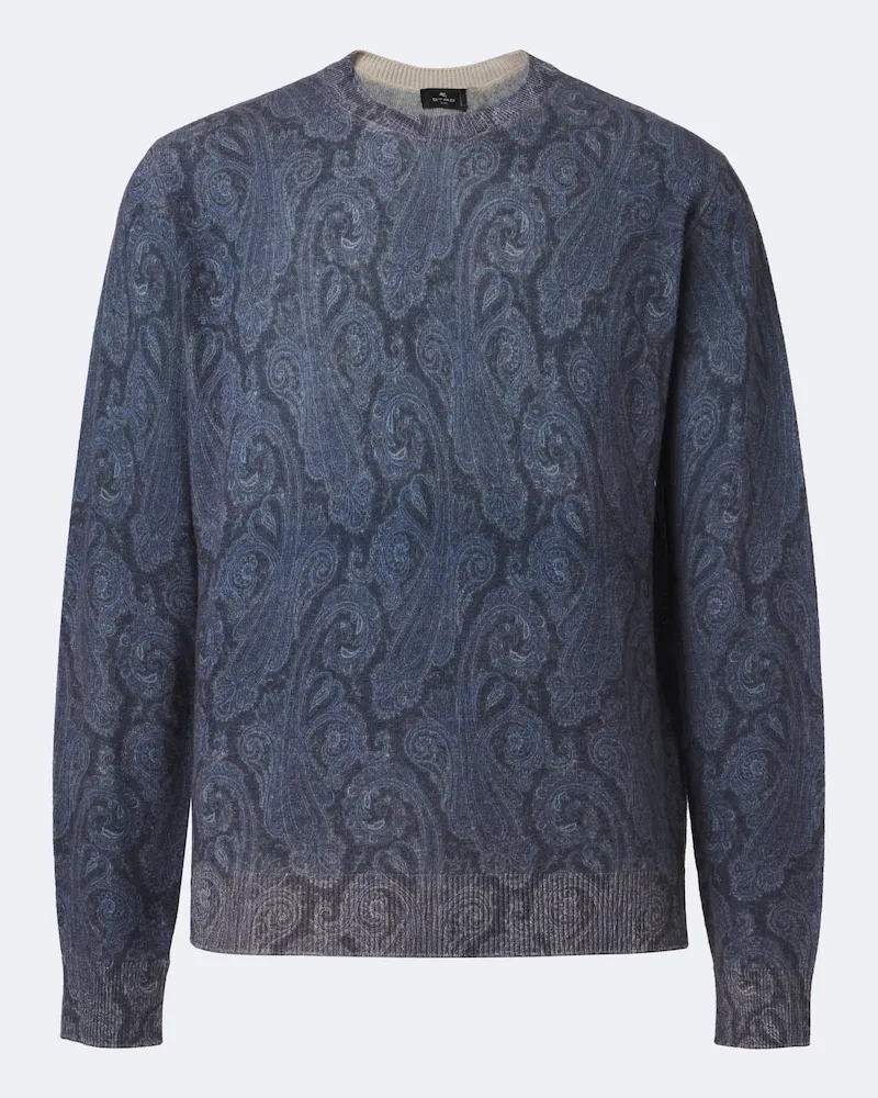 Etro Pullover aus Wolle Blau