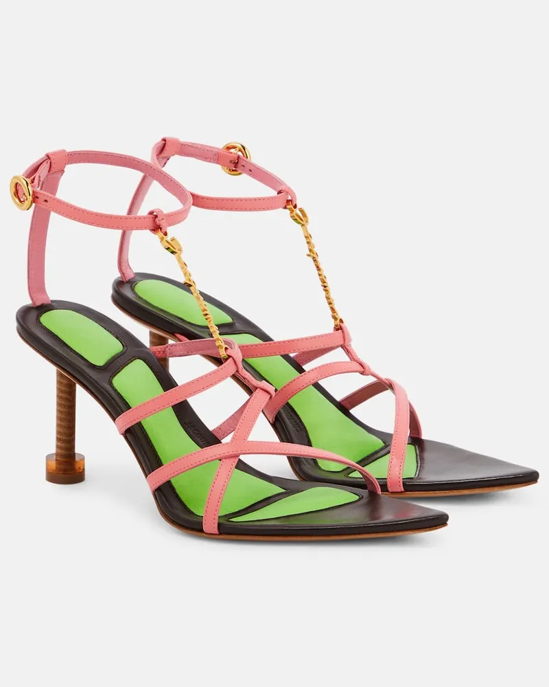 Jacquemus Sandalen Les Sandales Pralu Hautes Rosa