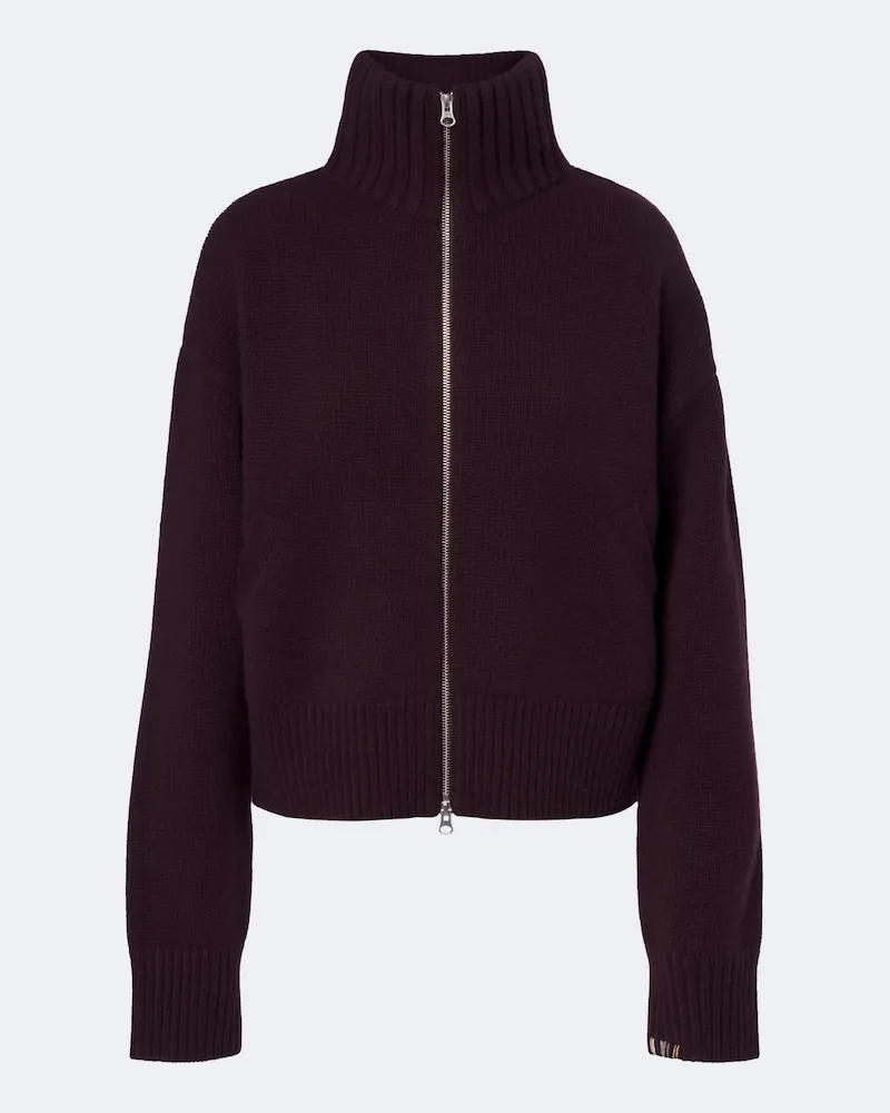 extreme cashmere Pullover N°438 Xtra Fab aus Kaschmir Violett