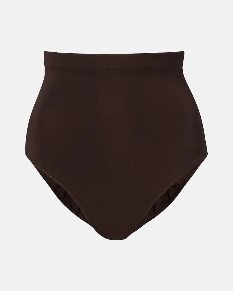 Rick Owens High-Rise Shorts Dirt Schwarz