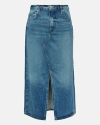 Frame Denim Jeansrock Midaxi Blau