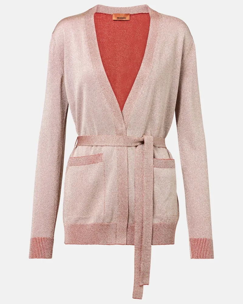 Missoni Cardigan aus Strick Rosa
