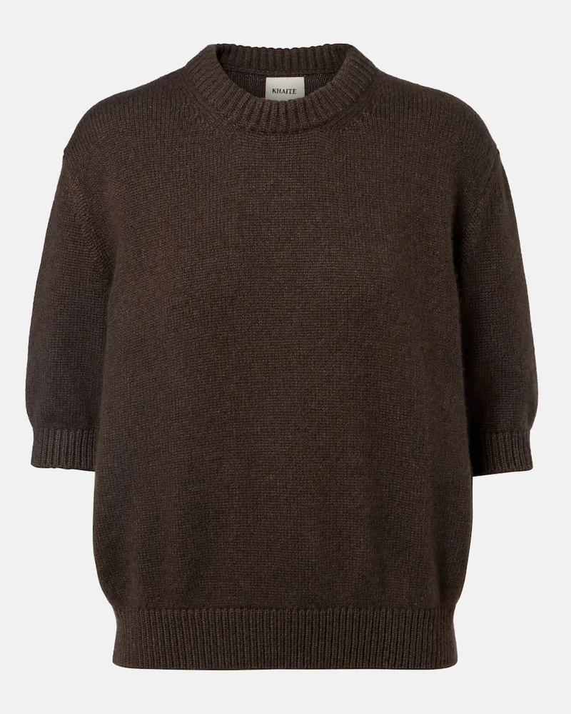 KHAITE Pullover Davin aus Kaschmir Braun