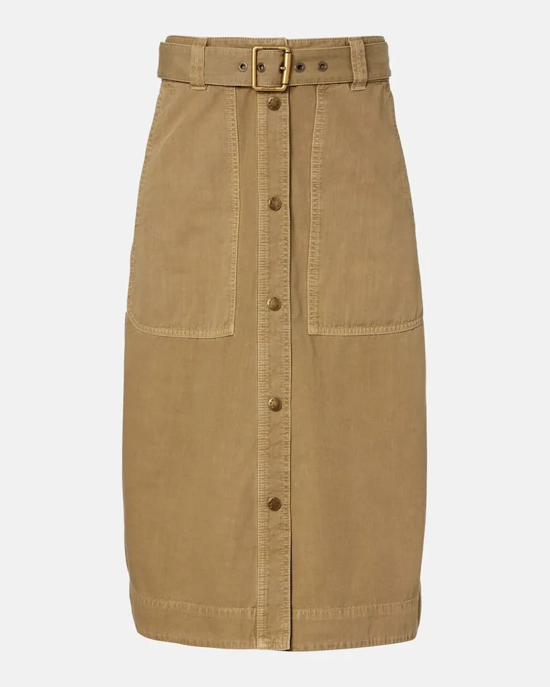 Moncler Jeansrock Beige