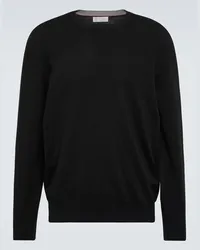 Brunello Cucinelli Pullover aus Kaschmir Schwarz