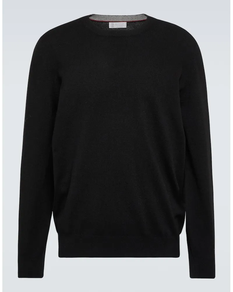 Brunello Cucinelli Pullover aus Kaschmir Schwarz
