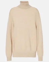 Loro Piana Rollkragenpullover Cellio aus Kaschmir Beige