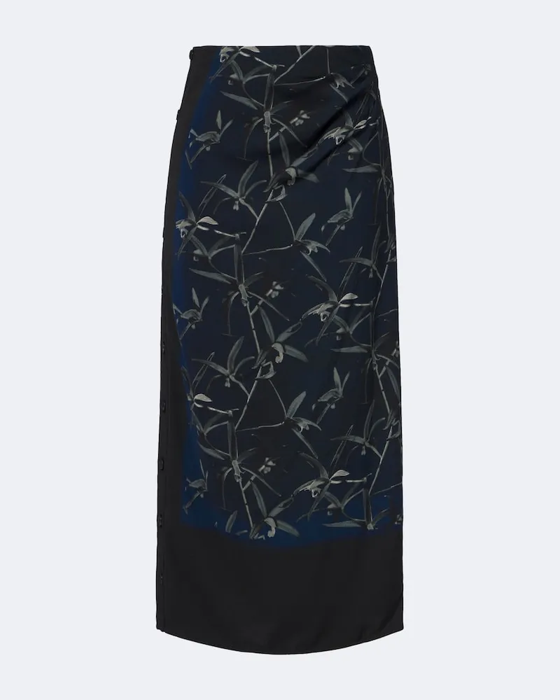 Proenza Schouler Bedruckter Maxirock Anais aus Cady Multicolor