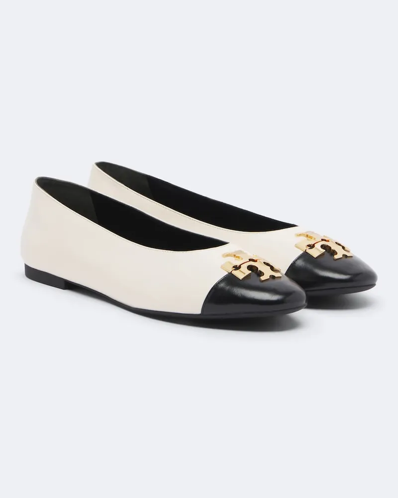 Tory Burch Ballerinas Charlie aus Leder Beige