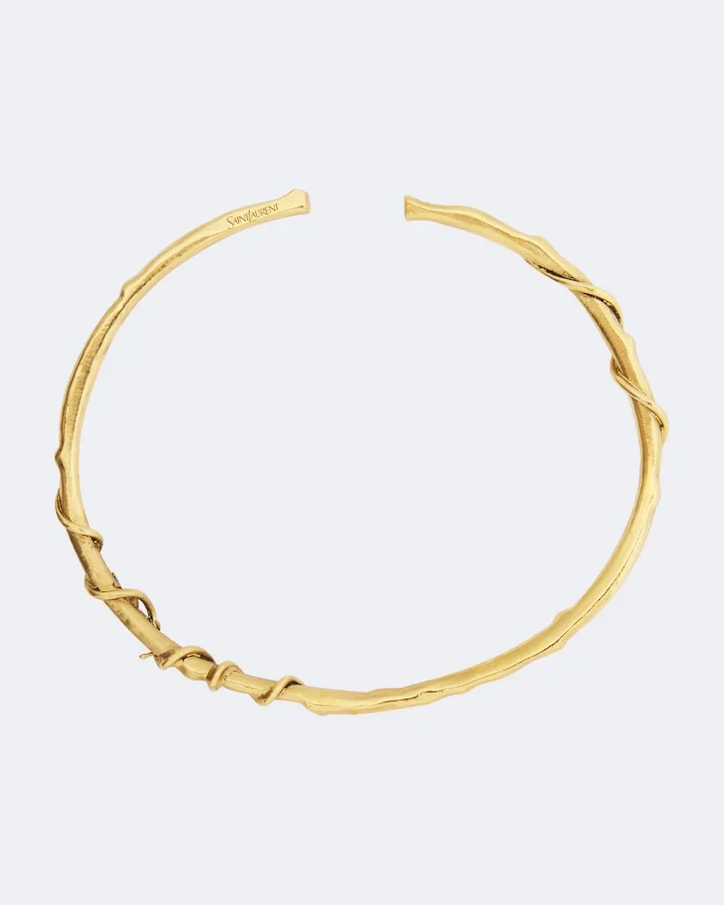 Saint Laurent Halskette Mulberry Gold