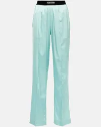 Tom Ford Pyjama-Hose aus Satin Lila