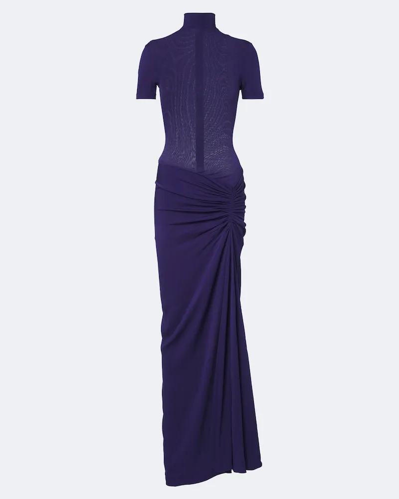Christopher Esber Robe aus Faille Blau