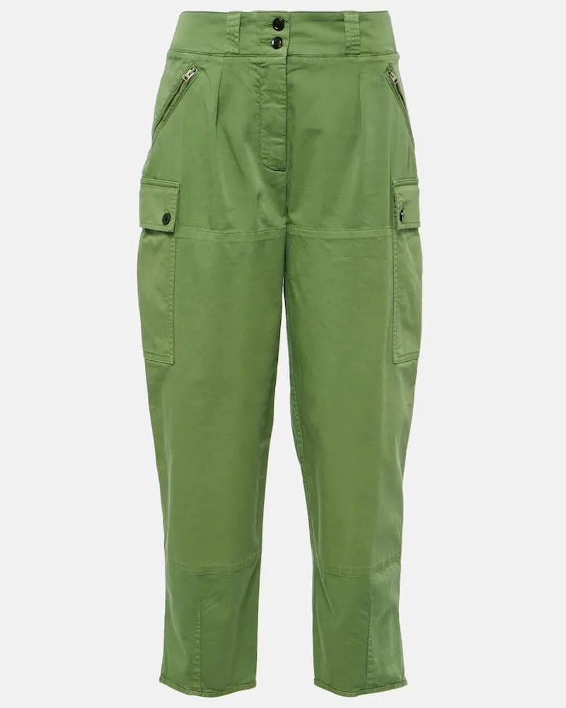 Tom Ford Low-Rise-Cargohose aus Baumwoll-Twill Grün