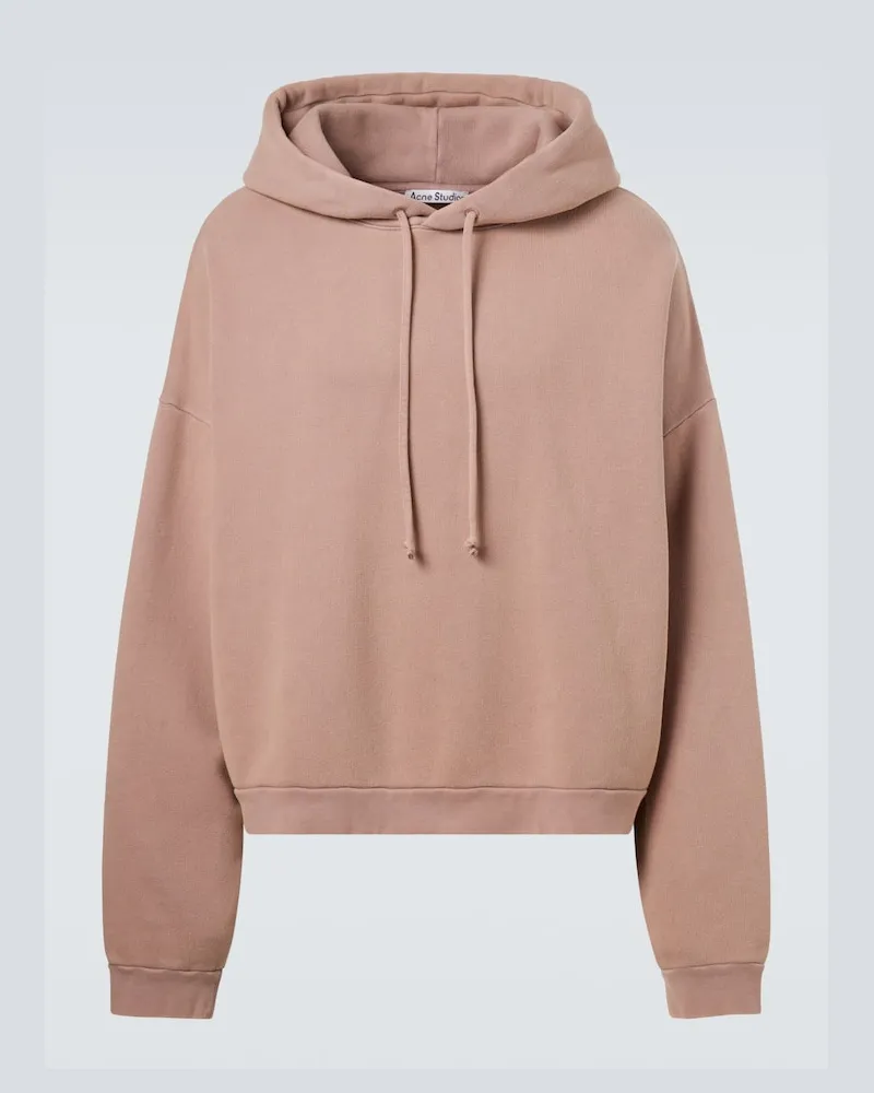 Acne Studios Hoodie aus Baumwolle Pink