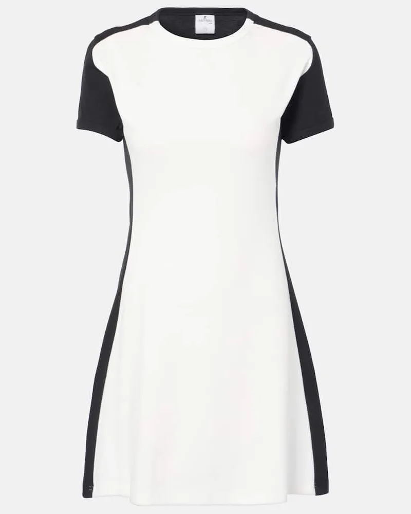 Courrèges Courrèges Kleid aus Baumwoll-Jersey Weiß