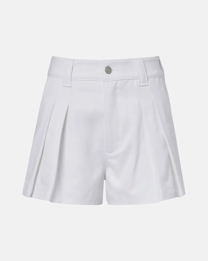 Frame Denim Shorts The Structure aus Denim Weiß